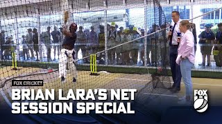 Brian Lara still has it 🔥🔥🔥 54yearold smashes Aussie bowlers in batting masterclass  Fox Cricket [upl. by Novihc]