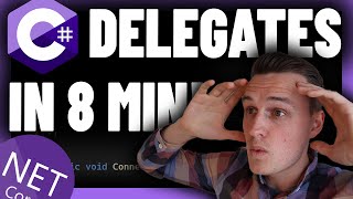 C DELEGATES in 8 minutes Learn NET FAST [upl. by Anna-Diane]