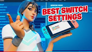 NEW BEST Chapter 4 Nintendo Switch Settings  Sensitivity amp Tutorial Fortnite Settings Explained [upl. by Eirhtug]