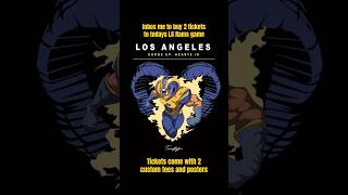 LA Rams Tickets  2 Custom Tees Get Yours Today 🏈👕 larams nfl apparel [upl. by Violet]