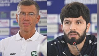 Srechko Katanes va futbolchimiz Jaloliddin Masharipov ishtirok etgan matbuot anjumani [upl. by Hana]