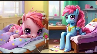 My Little Pony Characters Sick in hospital v345 sweetponylife​ [upl. by Artened]