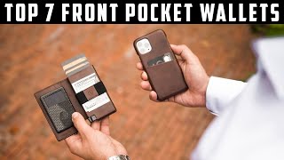 Top 7 Best Front Pocket Wallets For Men 2024 [upl. by Sergu679]