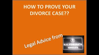 How are divorce cases proved A practical approach lawyer legaladvice ce yourslegally advocate [upl. by Lucier539]