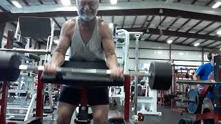 70 year old bodybuilder Part 2 of todays workout Quads and biceps [upl. by Herold]