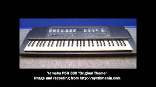 Yamaha PSR200 amp PSR300 Demo quotOriginal Themequot [upl. by Nolrac]