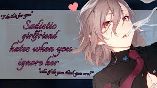 ASMR ROLEPLAY F4A Sadistic girlfriend hates when you ignore her Kisses ToxicRelationship [upl. by Juana]