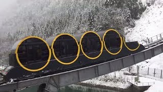 Schweiz Die steilste Seilbahn der Welt [upl. by Enialb]