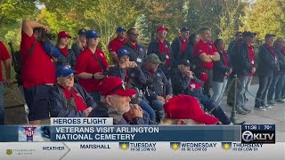 Heroes Flight veterans witness changing of the guard 3 women honored at memorial [upl. by Siberson685]