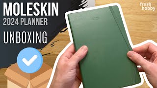 MOLESKIN 2024 Weekly Planner Unboxing  Review [upl. by Kadner]