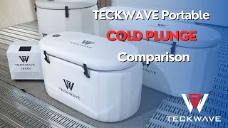 TECKWAVE Ice Bath amp Cold Plunge Comparison Portable Cold Tubs [upl. by Mingche]