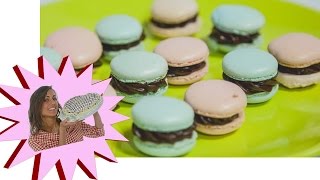 Macarons  Come fare i Macarons in Casa [upl. by Josephina113]