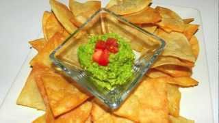 Home Made Chips and Guacamole Recipe [upl. by Waugh598]