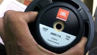 Woofer JBL de 6 Polegadas [upl. by Jackquelin]