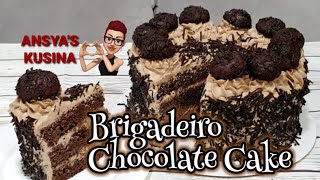 How to make BRIGADEIRO CHOCOLATE CAKE [upl. by Florian299]