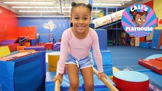 Gymnastics with Cali  Calis Playhouse [upl. by Tyrus]