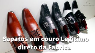 Sapatos em Couro Legitimo Atacado e Varejo Promoção Black Friday 3 pares  NDS sapatos Franca sp [upl. by Eimac541]