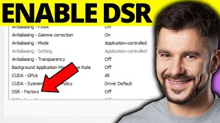 How To Enable NVIDIA DSR on Nvidia Control Panel [upl. by Elbert147]