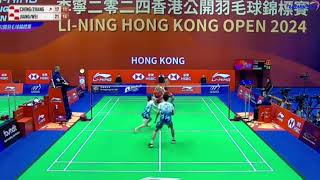 Cheng XingZhang Chi CHN vs Jiang Zhen BangWei Ya Xin CHN  QF LiNing Hongkong Open 2024 [upl. by Kimmy]