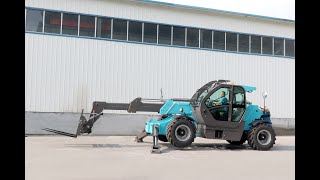 telescopic boom forklift 3ton 3 5ton four wheel drive telescopic forklift [upl. by Glendon]