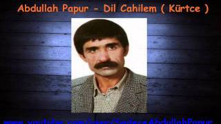 Abdullah Papur  Dil Cahilem  Kürtce [upl. by Anelra]