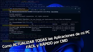 ✅ Como ACTUALIZAR TODAS las Aplicaciones de mi PC FÁCIL y RÁPIDO por CMD [upl. by Tsai]