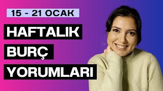 15 OCAK HAFTASI  HAFTALIK BURÇ YORUMLARI [upl. by Akinas138]