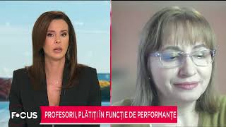 Daniela Vişoianu expert in educatie  Salarizare nouă în funcție de performanțe [upl. by Nnaylime]