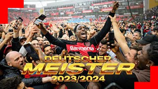 Deutscher Meister Bayer 04 Letzte Sekunden Platzsturm WIR SIND MEISTER [upl. by Bethina791]