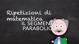 Segmento parabolico come si disegna e come si torva la sua area [upl. by Eisler]