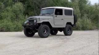 ICON FJ40 65 New School Restored And Modified Toyota Land Cruiser FJ40 Hard top [upl. by Eatnoj]