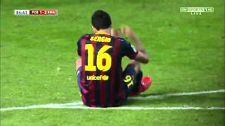 Gareth Bale goal vs FC Barcelona Copa Del Rey Final 2014 English commentary [upl. by Nniw]