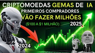 As 10 Melhores Altcoins de IA Baratas para 100x na Bull Run de 2025 GANHOS ENORMES [upl. by Conard]