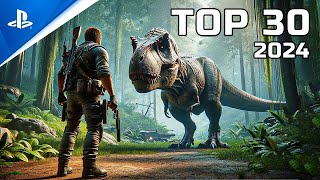 Top 30 New Upcoming MOST ANTICIPATED Games of 2024 4K [upl. by Enidlareg]