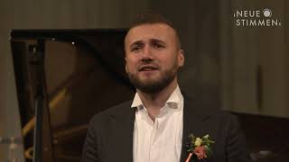 NEUE STIMMEN 2023 – Prizewinners concert Dumitru Mitu sings quotКак мне больноquot [upl. by Kristine]