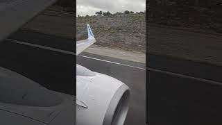 Takeoff at Madeira Airport FNC boeing 737 ryanair airplane [upl. by Connolly138]