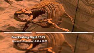 Senckenberg Night 2015 mit Verleihung SenckenbergPreis [upl. by Maurene773]