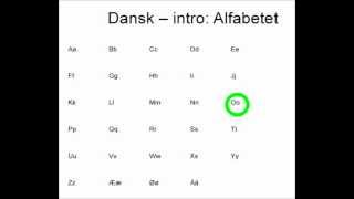 Dansk intro alfabetet [upl. by Tonry]