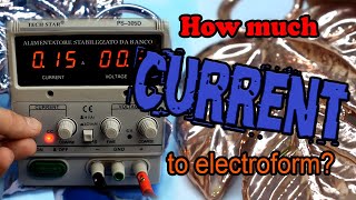 How to Set Up Your Power Supply and Calculate the right Current for Electroforming [upl. by Almund]