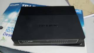 TPLINK 16Port TL SF1016D 10100mbps desktop switch [upl. by Karab]