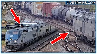 CONGESTION Amtrak FORCED To Make WEIRD MANEUVER  Rail RECAP 131 [upl. by Esli]