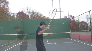 Tennis Wall Butterfly Drills  How to Develop good Timing and Rhythm [upl. by Aicats170]