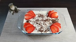 ErdbeerTiramisu ohne Eier Lecker und schnell [upl. by Buckingham]