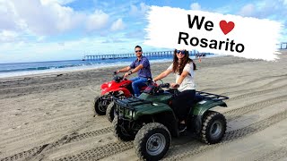 VISITING ROSARITO MEXICO  ATVs Tacos Margaritas and More [upl. by Bor]