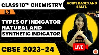 Types of Natural and Synthetic Indicators  Acids Bases and Salts I Class 10 Chemistry CBSE 202324 [upl. by Ewolram]