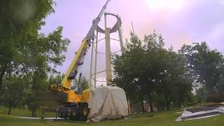 RPU Water Tower Demolition Time Lapse [upl. by Jarek]