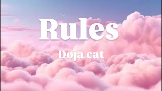 Doja cat  Rules lyrics [upl. by Nosredneh234]