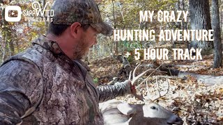 Bowhunting From the Ground  No Blind  Missouri Buck [upl. by Anurb584]