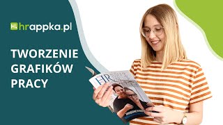 Jak zarządzać grafikami pracowniczymi w firmie w systemie HRappka • Ewidencja czasu pracy [upl. by Motteo]