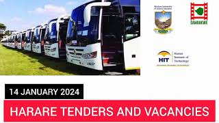 Gambakwe Harare Tenders and Vacancies 24 January 2024 [upl. by Ellatsyrc824]